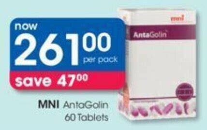 MNI AntaGolin 60 Tablets offer at Clicks