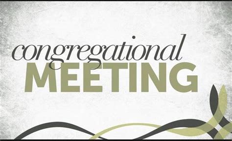 Notice of Annual Meeting Congregational Church | Forks Forum