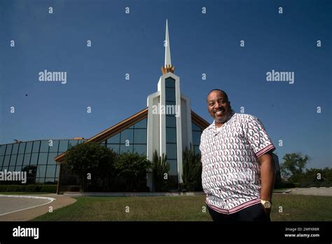 Marvin Sapp, pastor of The Chosen Vessel Cathedral, poses for a portrait in Fort Worth, Texas on ...