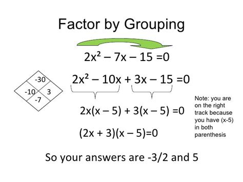 Factoring quadratic expressions