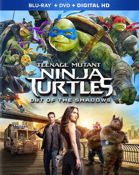 Teenage Mutant Ninja Turtles 2 Out of the Shadows DVD Release Date September 20, 2016