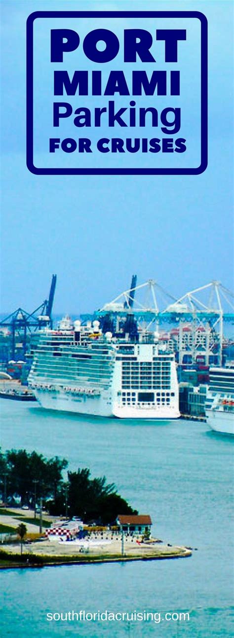 Port Miami Parking for Cruises (With images) | Cruise, Cruise port, Cruise vacation