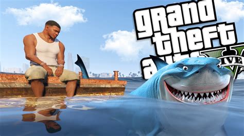 My Pet Shark MOD w/ Crazy Shark Attack (GTA 5 PC Mods Gameplay) - YouTube