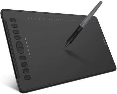 XP-PEN Star03 Drawing Tablet 12 Inch With Hot Keys, Battery-free Graphic Tablet Pens 10x6 Work ...