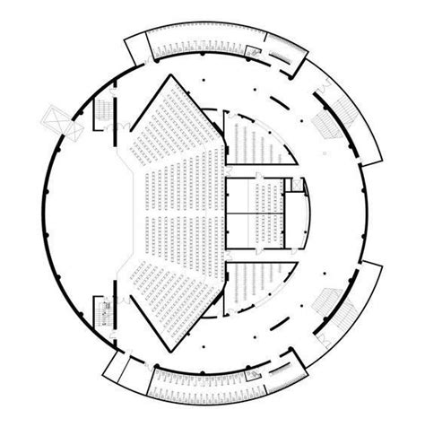 Pin by Farheen Alia on Circular Plans | Auditorium plan, Auditorium architecture, Auditorium design