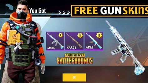 How to get free skins in PUBG Mobile