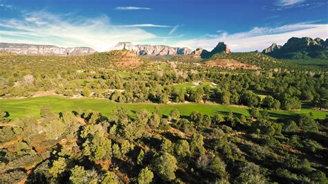 Aerial view of a golf course 1420067 Stock Video at Vecteezy