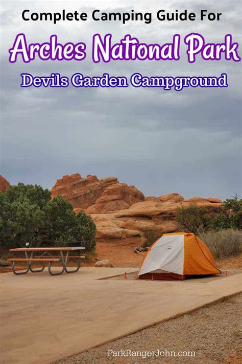 Arches National Park Camping - Devils Garden Campground | Park Ranger John