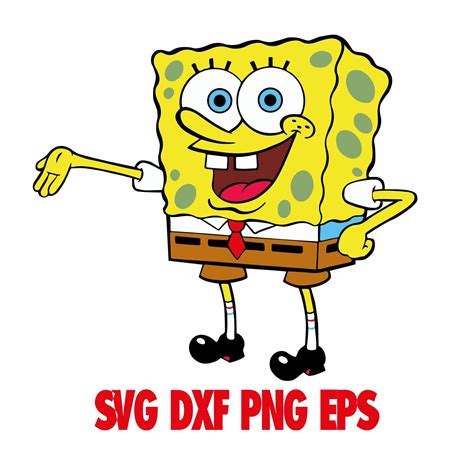 SVG Clipart SVG Cartoon Clipart Cricut SVG Png SpongeBob | Etsy