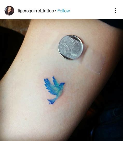 Bluebird tattoo | Cool wrist tattoos, Bluebird tattoo, Tiny tattoos