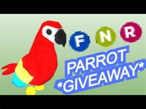 *ADOPT ME GIVEAWAY* MASSIVE NEON PARROT ADOPT ME GIVEAWAY! *EXCLUSIVE ...