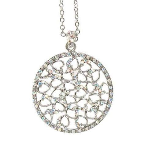 Clear Crystal Pendant | Round Pendant by Lavishy