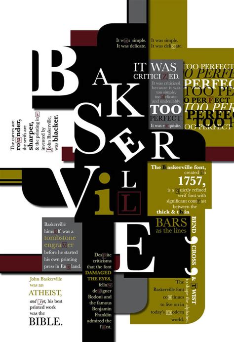 baskerville font poster by minorinfluence05 on DeviantArt