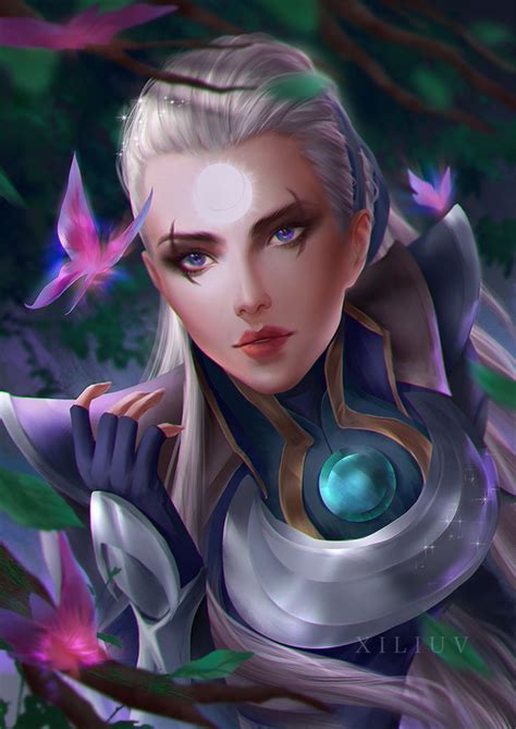 Diana Fanart BY xiliuv | Lol league of legends, Lol champions, Fantasy girl