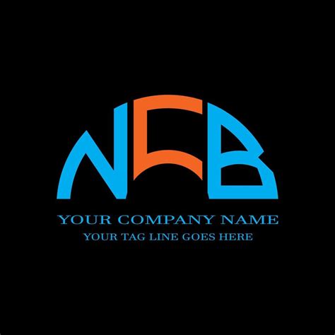 NCB letter logo creative design with vector graphic 8144545 Vector Art ...