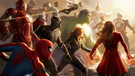 1366x768 Resolution Avengers Infinity War Team Digital Art 1366x768 ...