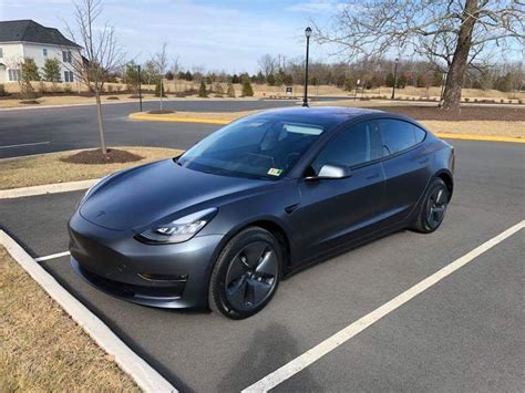 Matte grey Tesla Model 3 | Tesla car models, Tesla car, Luxurious cars