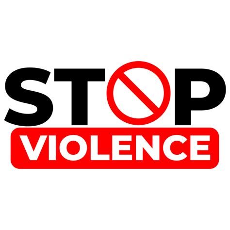 Stop Violence Symbol on Transparent Background 17178228 PNG