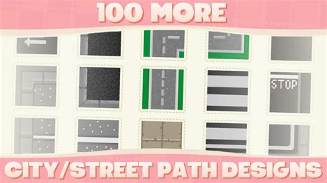 100+ More City/Street Custom Path Designs For Animal Crossing New ...