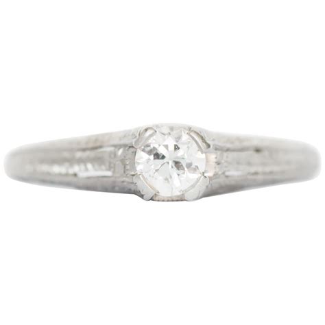 .20 Carat Diamond Engagement Ring For Sale at 1stDibs | .20 ct diamond ...