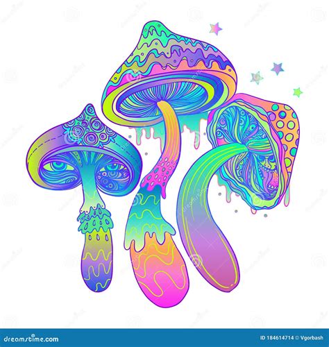 Mushroom Clipart Outline 11 1300 X 1300 Psychedelic Drawings | Images ...