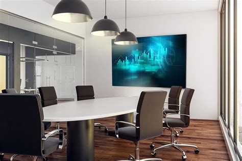 Meeting Room Digital Screens | Large Scale Flat Panel Displays for Board Rooms | UK