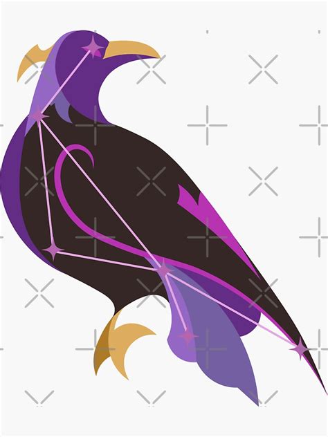 "Fischl constellation" Sticker for Sale by Daylighart | Redbubble