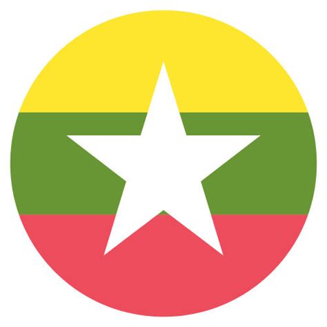 Emoji One Wall Icon Myanmar Flag - Walls 360