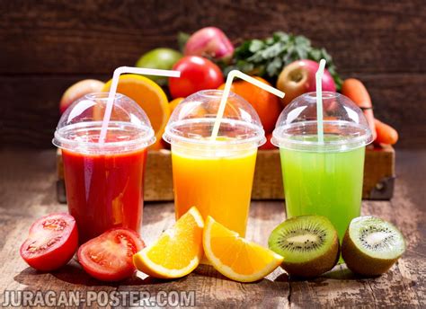 Fresh juices with fruits and vegetables – Jual Poster di Juragan Poster