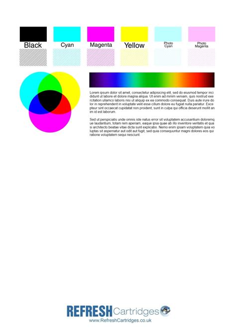 Color Printer Test Page Colour Inkjet Printer Test Page - birijus.com