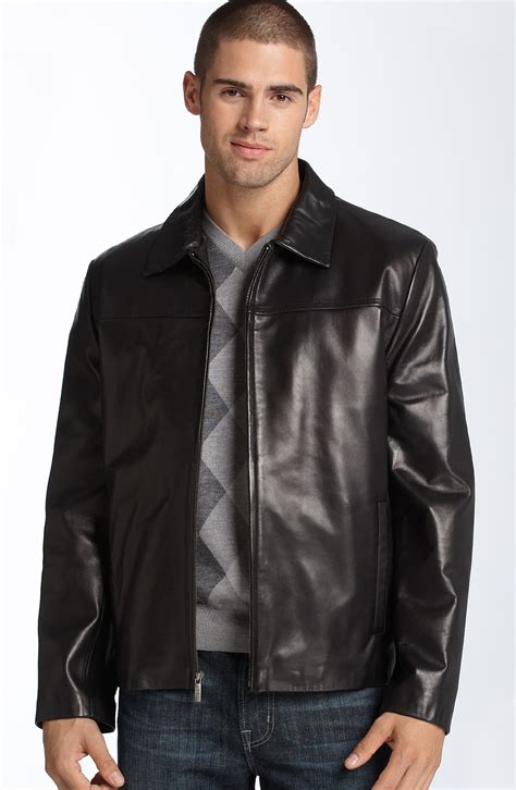 Cole Haan Lambskin Leather Jacket | Nordstrom