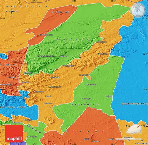 Political Map of THOHOYANDOU