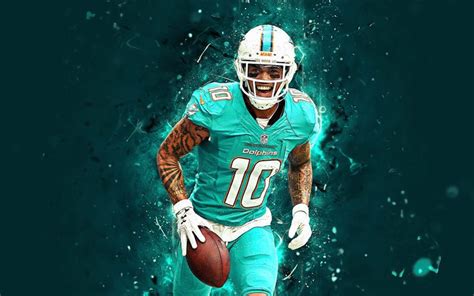 Download wallpapers 4k, Kenny Stills, abstract art, wide receiver, NFL ...