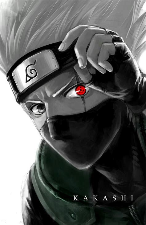 Anime character His red eye gives him an amazing, unique and cool look | Naruto, Kakashi ...