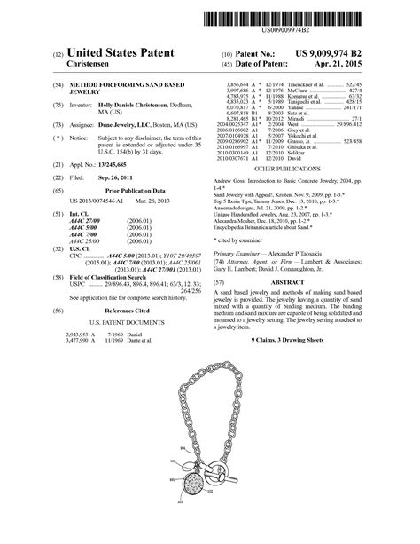 Examples of Patents - Lambert Shortell & Connaughton Law Firm