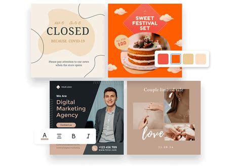 Templates DIY Instagram Post and Story Sale Banners Boxing Day Templates IG Marketing Flyer ...