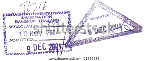 Visa Passport Stamp Thailand Stock Photo 21882286 | Shutterstock