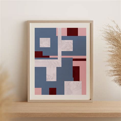 Geometric Art Print Contemporary Wall Art Colorful Art - Etsy