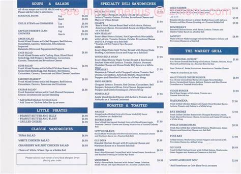 Online Menu of West Falmouth Market Restaurant, West Falmouth ...