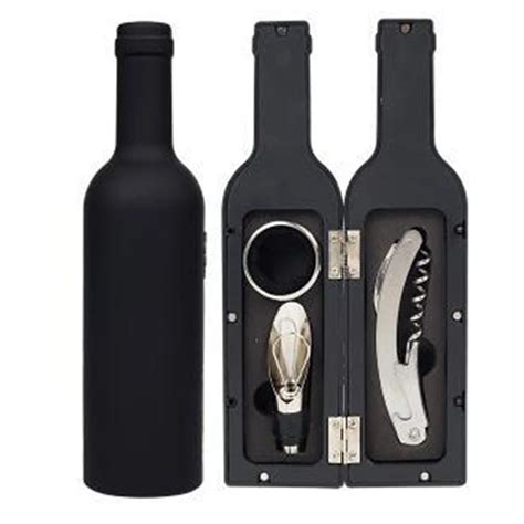 3Pcs/Set Wine Opener Tool Set Bottle Opener Stainless Steel Wine Ring ...