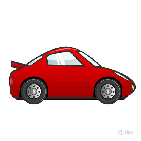 Free Red Sports Car Clipart Image｜Illustoon