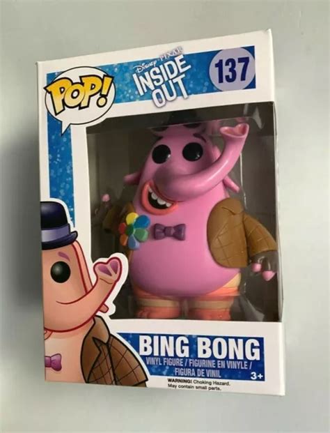 DISNEY PIXAR INSIDE OUT Del Revés BING BONG 137 Funko Pop Vinyl figure ...