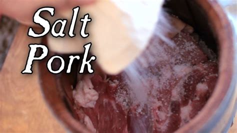 Preparing Salt Pork - 18th Century Cooking Series S1E5 | Salt pork ...