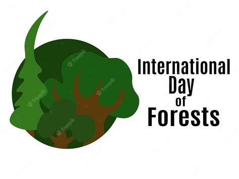 Premium Vector | International day of forests idea for poster banner ...