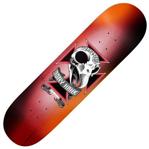 Birdhouse Tony Hawk Skull 2 (Multi) Skateboard Deck 8.25" - SKATEBOARDS from Native Skate Store UK