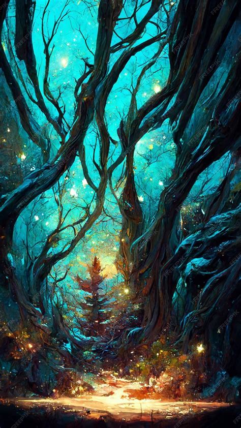 Starry Forest Wallpapers - 4k, HD Starry Forest Backgrounds on WallpaperBat