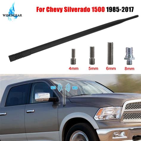 13" FM Antenna Car Radio Antenna Amplifier For Chevrolet Chevy Silverado 1500 1985 2017 Roof ...