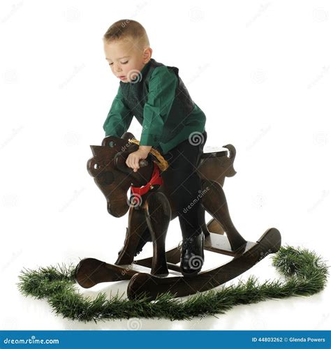 Giddy-Up, Christmas Horse stock photo. Image of rocking - 44803262