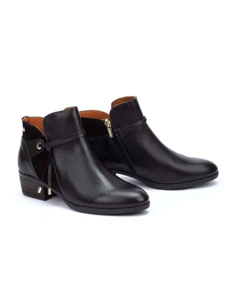 Pikolinos Leather Ankle Boots Daroca W1u in Black | Lyst