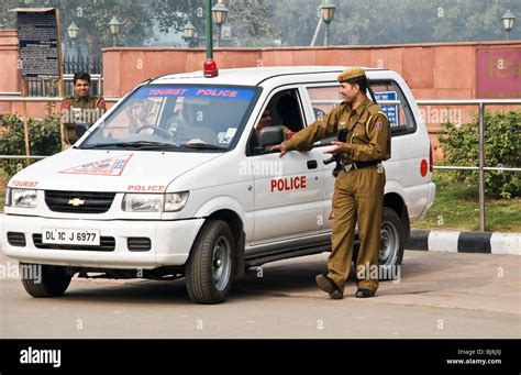 India police car hi-res stock photography and images - Alamy